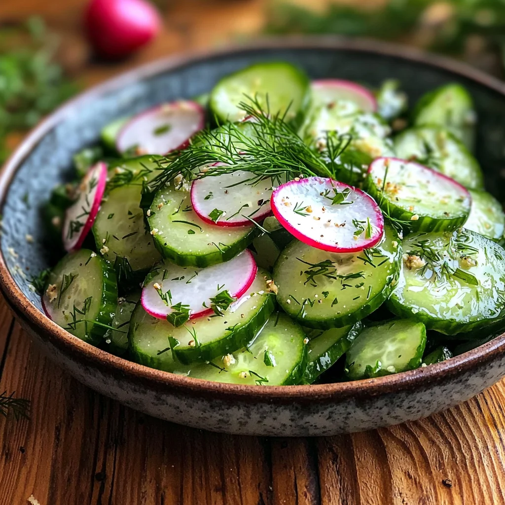 Keto Creamy Cucumber Salad image 3