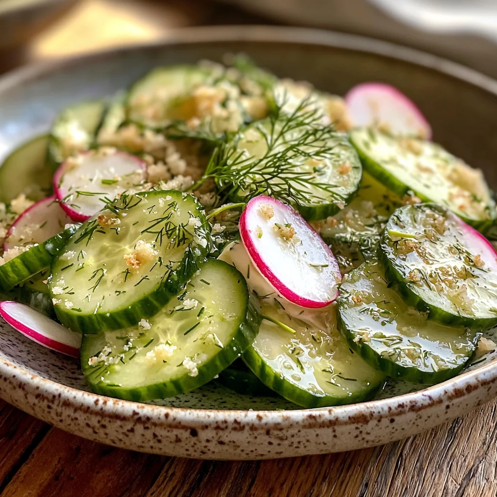 Keto Creamy Cucumber Salad image 4