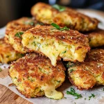 Keto Dill Pickle Chicken Fritters