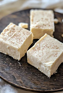 Keto Eggnog Fudge