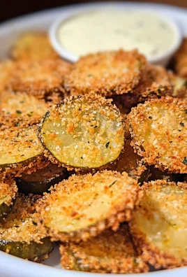 Keto Fried Pickles With Cheese