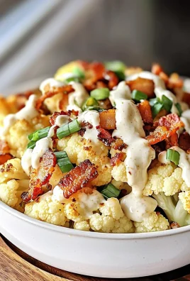 Keto Loaded Cauliflower With Ranch
