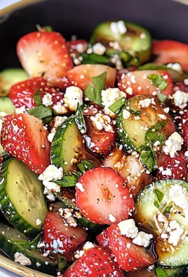 Keto Strawberry Cucumber Salad