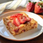 Keto Strawberry Lemon Blondies