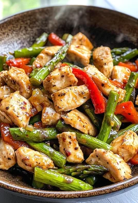 LOW CARB CHICKEN ASPARAGUS STIR FRY