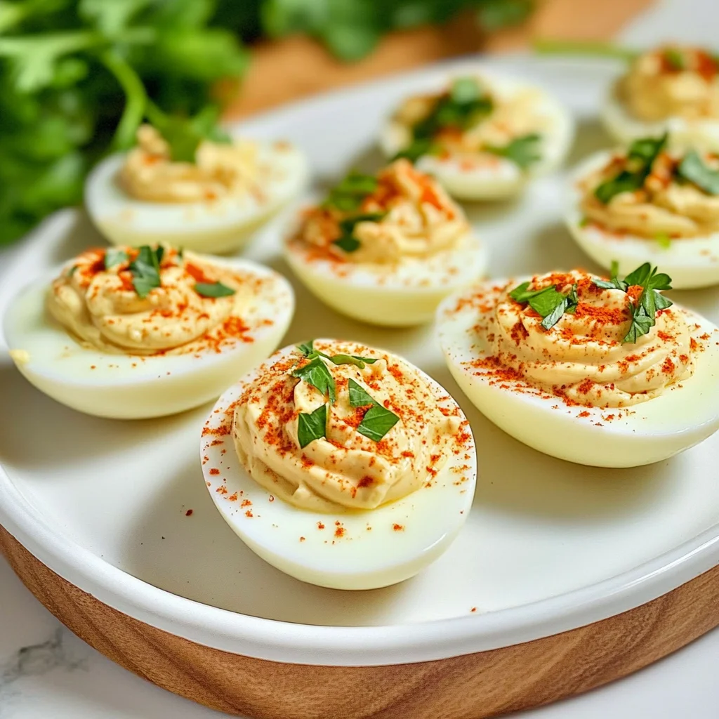 Low-Carb Million Dollar Deviled Eggs