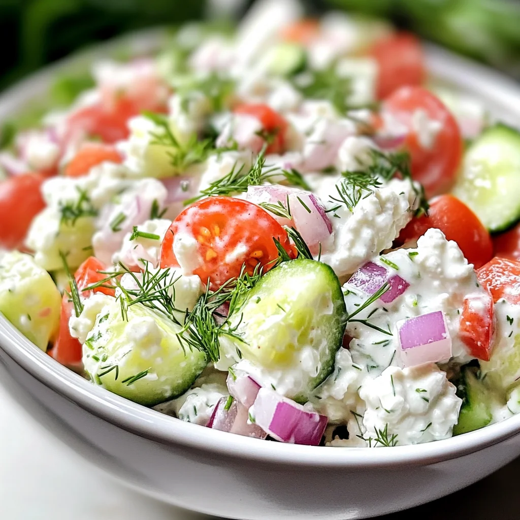 Low Carb Cottage Cheese Salad