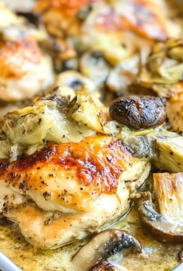 Low Carb Mushroom Artichoke Chicken