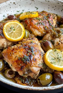 Mediterranean Chicken with Lemons and Olives
