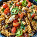 Mexican Chipotle Chicken Pasta