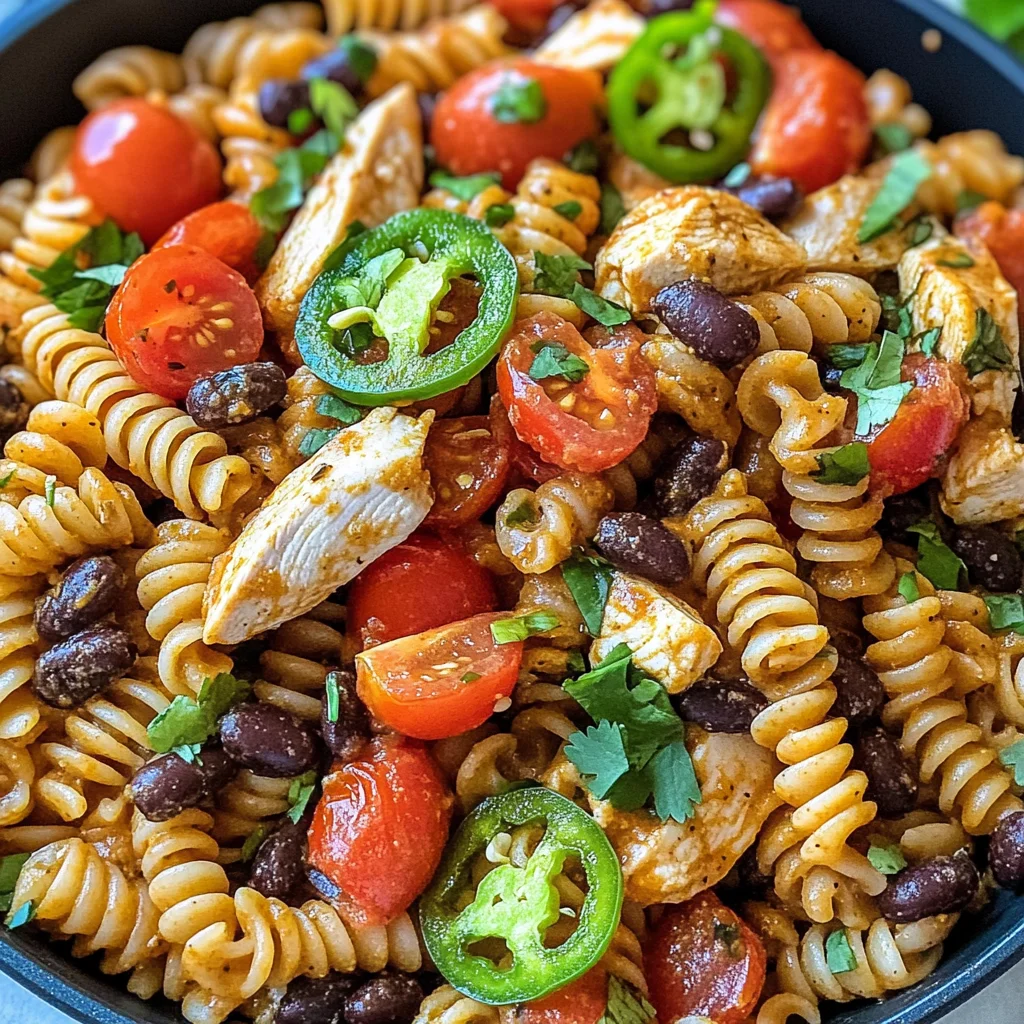 Mexican Chipotle Chicken Pasta