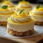 Mini Lemon Cheesecakes