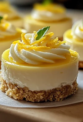 Mini Lemon Cheesecakes