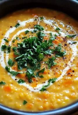 One Pot Creamy Carrot Lentil Soup