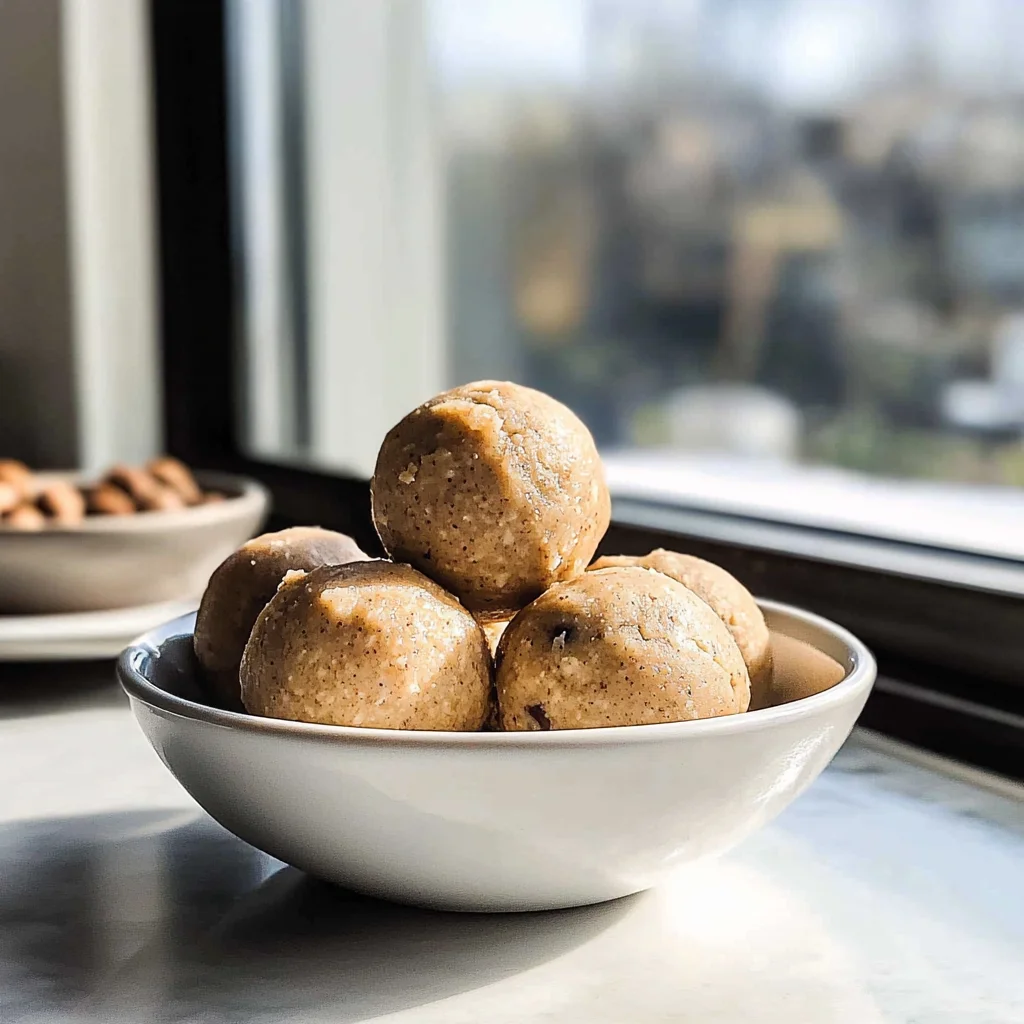Peanut Butter Cookie Dough Balls