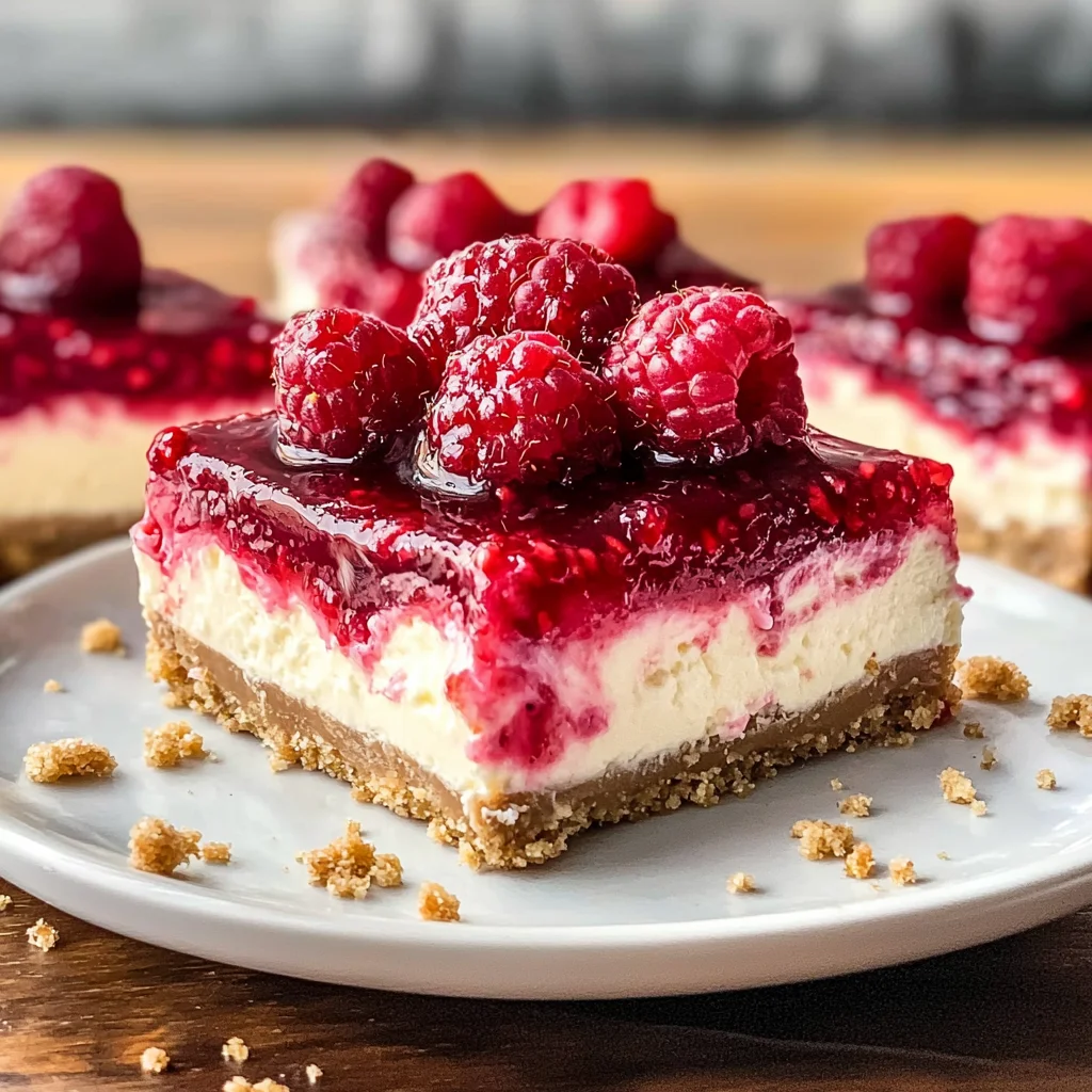 Raspberry Cheesecake Bars