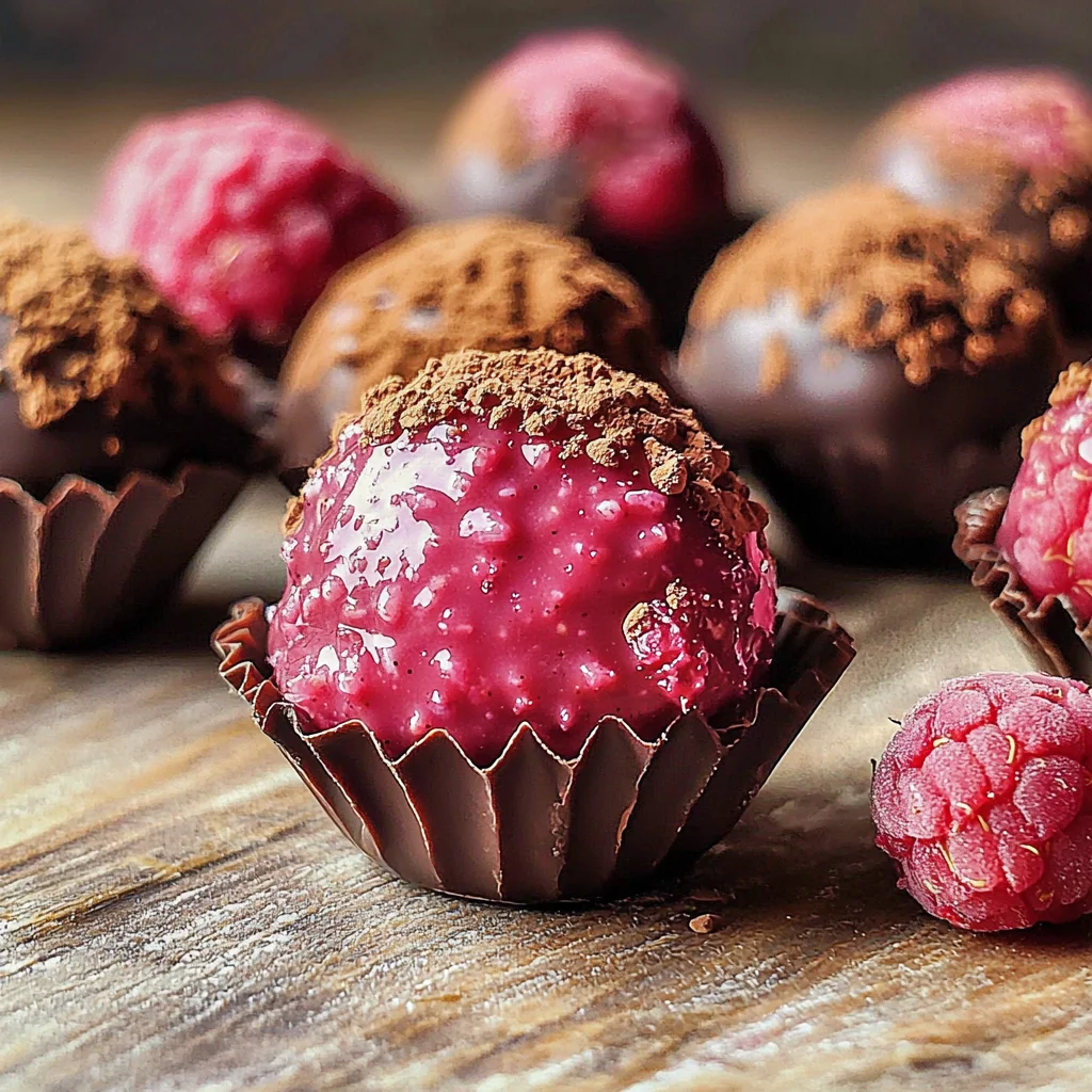 Raspberry Truffles
