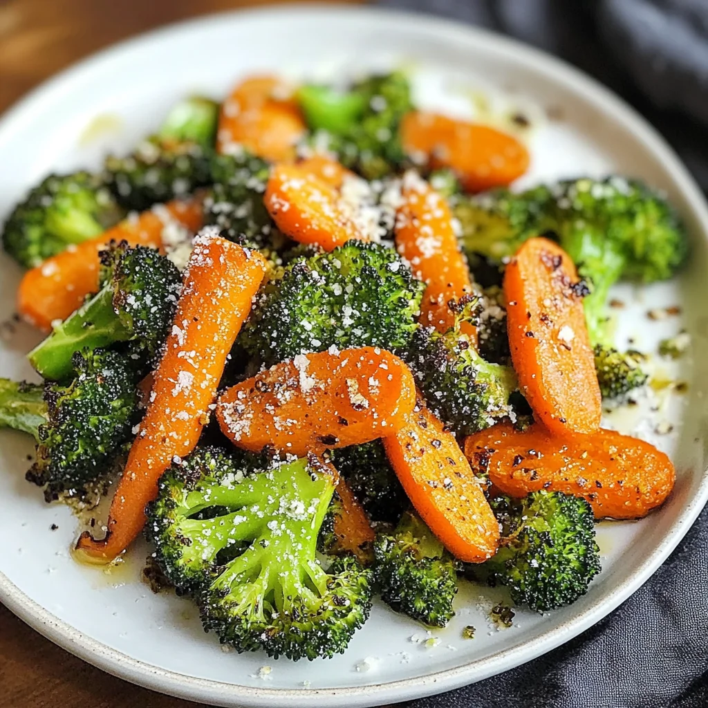 Roasted Broccoli and Carrots