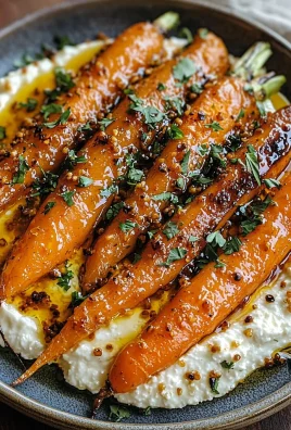 Roasted Carrots with Whipped Ricotta & Hot Honey