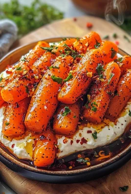 Roasted Carrots with Whipped Ricotta and Hot Honey
