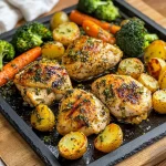 Sheet Pan Lemon Herb Chicken and Vegetables