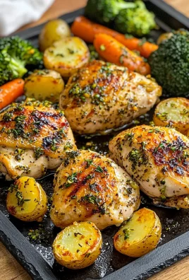 Sheet Pan Lemon Herb Chicken and Vegetables