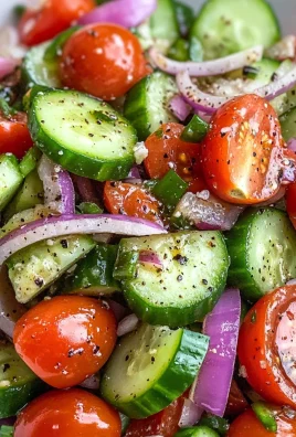 Simple Cucumber and Tomato Salad