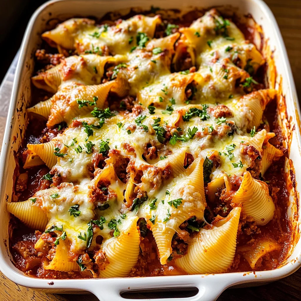 Stuffed Shells with Meat