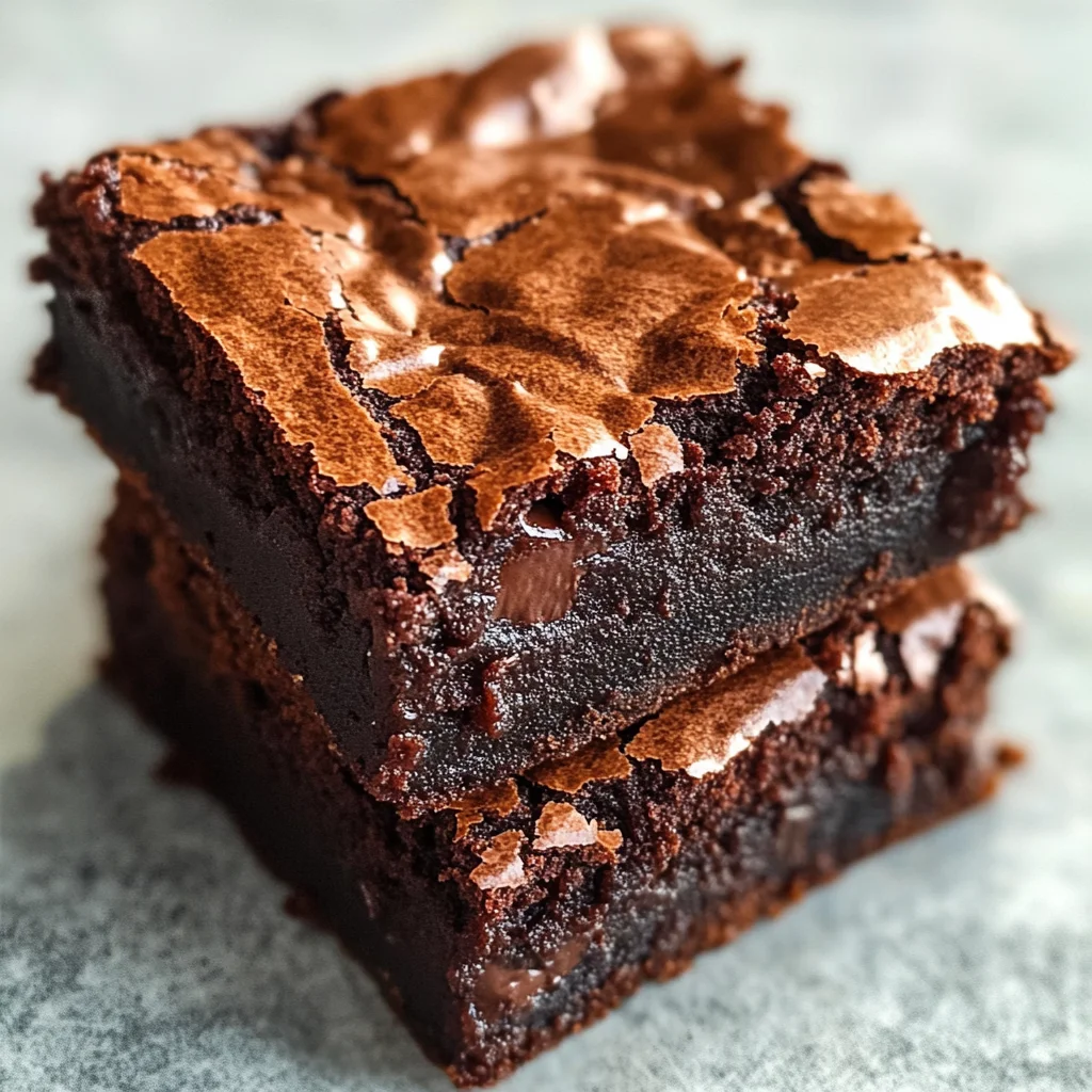 The Best Fudgy Chewy Brownies
