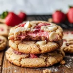 The Best Strawberry Cheesecake Cookies