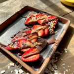 4-ingredient Strawberry Banana Bark