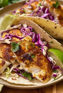 Air Fryer Fish Tacos with Cilantro Lime Slaw