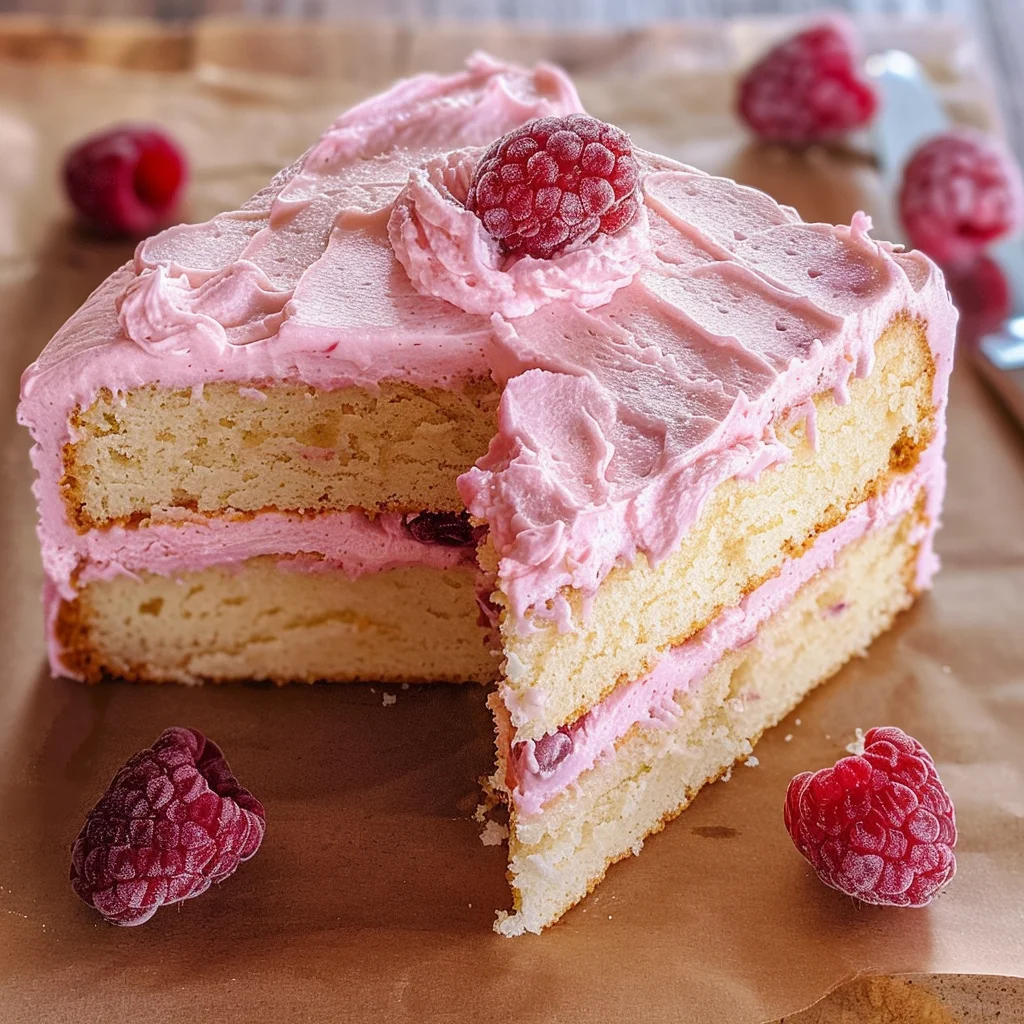 Almond Raspberry Cake