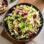 Apple Cranberry Coleslaw Recipe