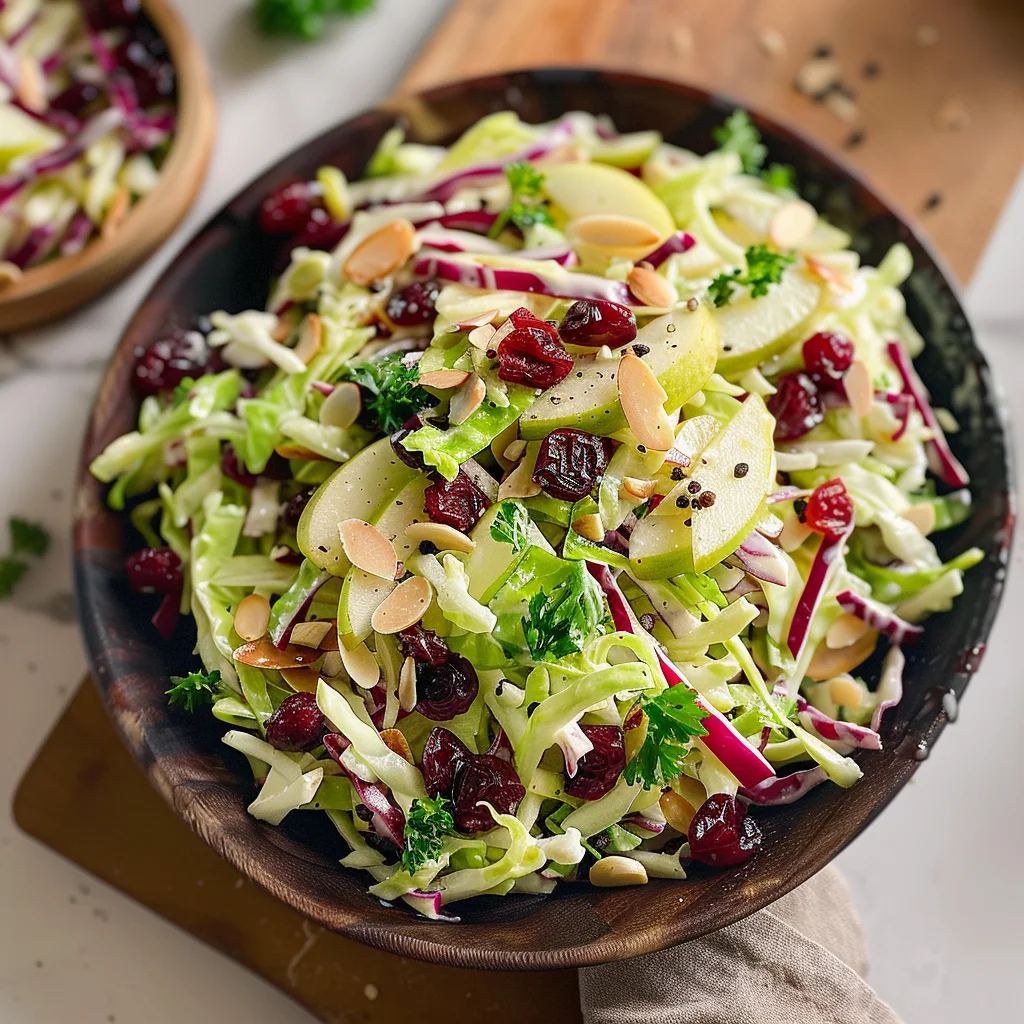 Apple Cranberry Coleslaw Recipe