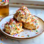 Birthday Cake Scones