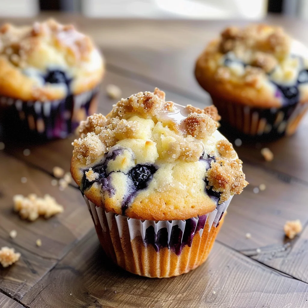 Blueberry Cream Cheese Muffins