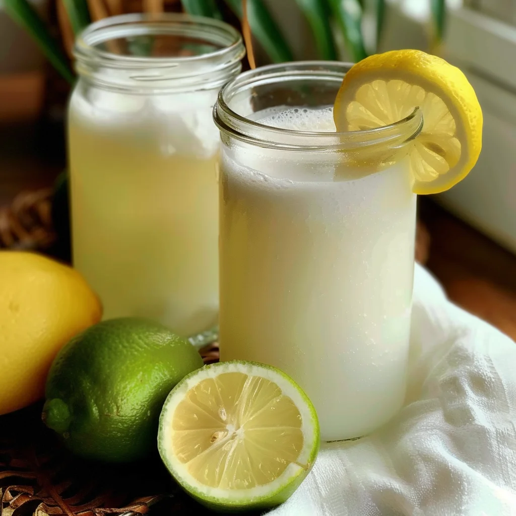 Brazilian Lemonade with Coconut