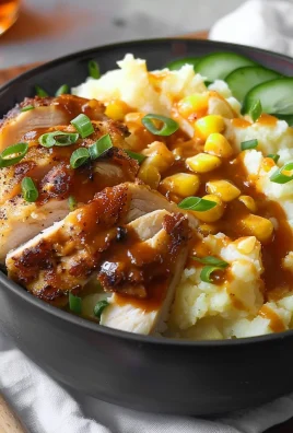 Chicken Mashed Potato Bowls