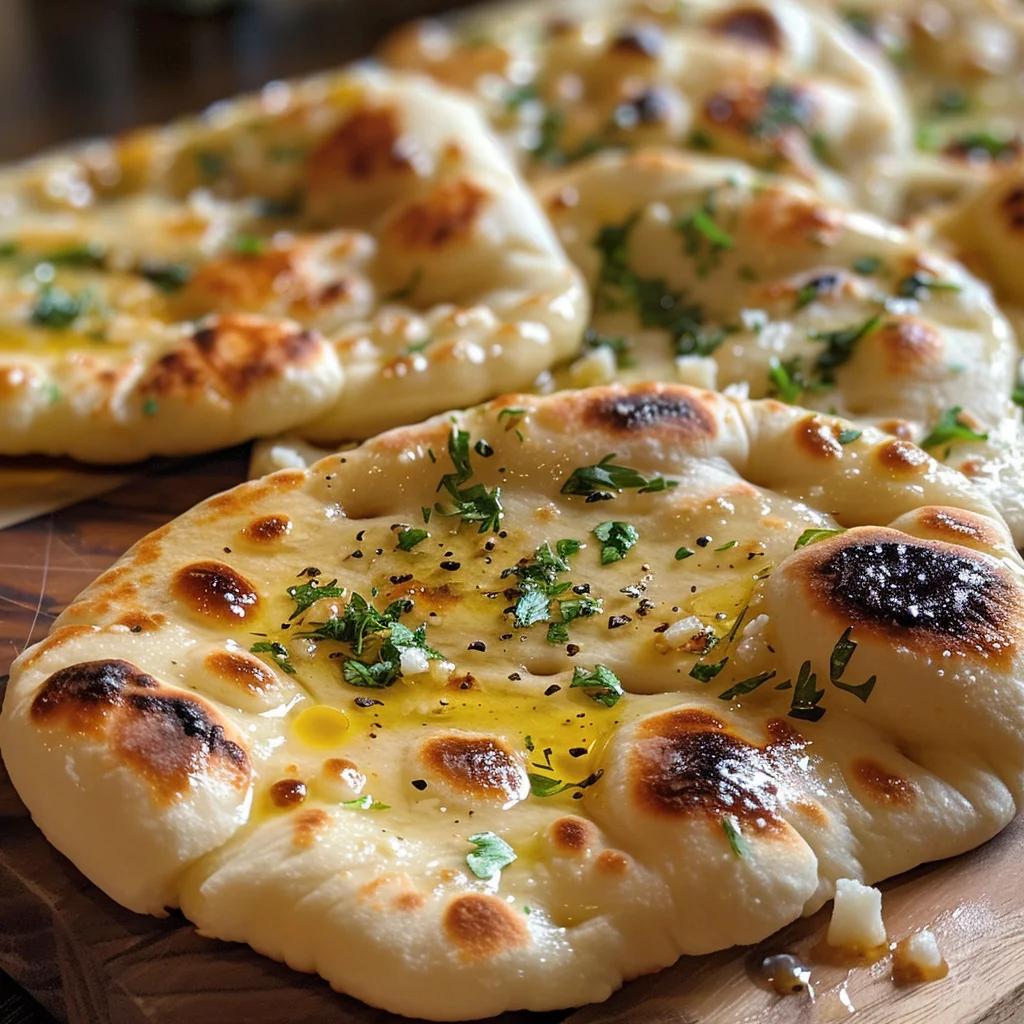 Cottage Cheese Garlic Naan (High Protein, No Yeast!)