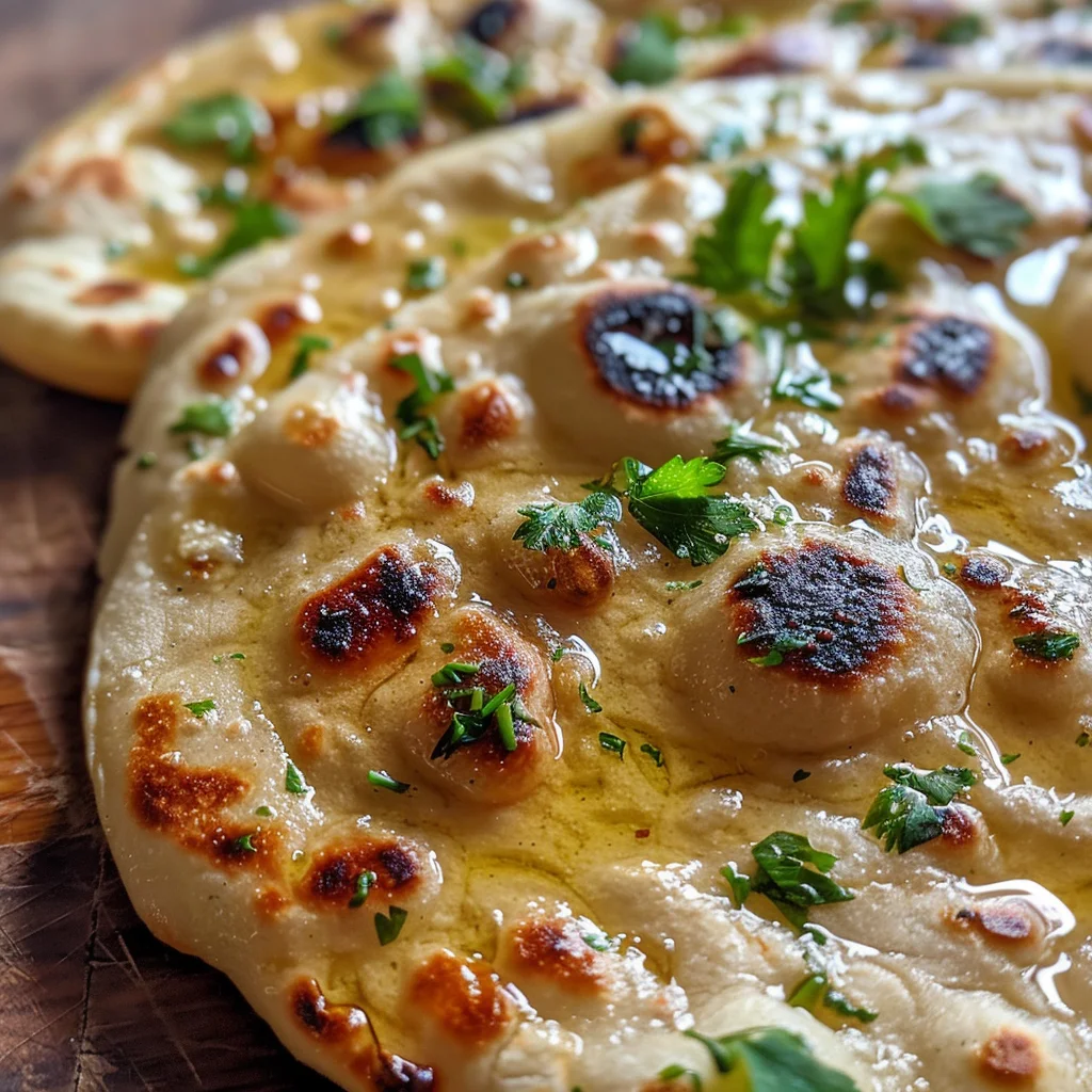 Cottage Cheese Garlic Naan (High Protein, No Yeast!) image 2