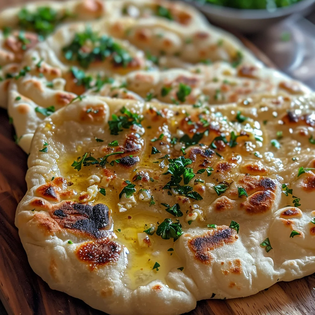 Cottage Cheese Garlic Naan (High Protein, No Yeast!) image 4