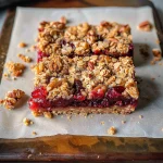 Cranberry Sauce Oat Bars