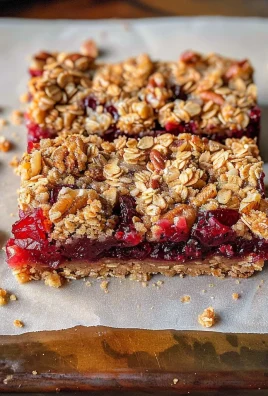 Cranberry Sauce Oat Bars