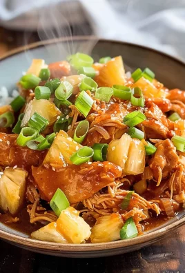 Crockpot Pineapple BBQ Chicken