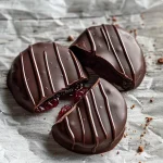 Dark Chocolate Covered Cranberry Sauce Bites