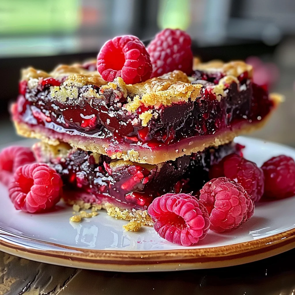 Dark Chocolate Raspberry Pie Bars: A Decadent Fusion of Flavors