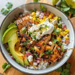 Delicious Street Corn Chicken Rice Bowl Recipe