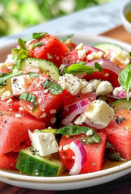 Feta Watermelon Salad