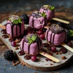 Forbidden Forest Blackberry Cheesecake Pops